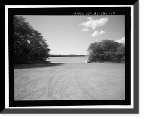 Historic Framed Print, U.S. Naval Base, Pearl Harbor, Waipio Peninsula, Waipo Peninsula, Pearl Harbor, Honolulu County, HI - 19,  17-7/8" x 21-7/8"