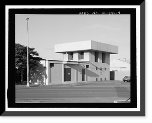 Historic Framed Print, U.S. Naval Base, Pearl Harbor, Bombproof Facilities, Various locations throughout base, Pearl Harbor, Honolulu County, HI - 9,  17-7/8" x 21-7/8"
