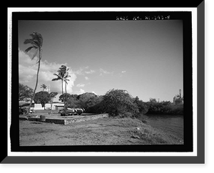 Historic Framed Print, U.S. Naval Base, Pearl Harbor, Pearl City Peninsula, Pearl Harbor, Honolulu County, HI - 8,  17-7/8" x 21-7/8"