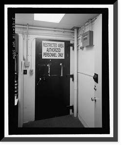 Historic Framed Print, U.S. Naval Base, Pearl Harbor, Joint Intelligence Center, Makalapa Drive in Makalapa Administration Area, Pearl Harbor, Honolulu County, HI - 5,  17-7/8" x 21-7/8"