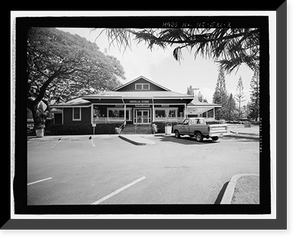 Historic Framed Print, Honolua Store & Warehouse, 502 Office Street, Kapalua, Maui County, HI - 2,  17-7/8" x 21-7/8"
