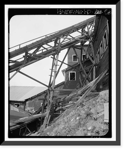 Historic Framed Print, Kennecott Copper Corporation, Concentration Mill, On Copper River & Northwestern Railroad, Kennicott, Valdez-Cordova Census Area, AK - 15,  17-7/8" x 21-7/8"