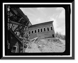 Historic Framed Print, Kennecott Copper Corporation, Concentration Mill, On Copper River & Northwestern Railroad, Kennicott, Valdez-Cordova Census Area, AK - 17,  17-7/8" x 21-7/8"