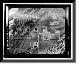 Historic Framed Print, Kennecott Copper Corporation, Concentration Mill, On Copper River & Northwestern Railroad, Kennicott, Valdez-Cordova Census Area, AK - 21,  17-7/8" x 21-7/8"