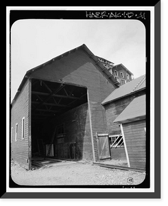 Historic Framed Print, Kennecott Copper Corporation, Concentration Mill, On Copper River & Northwestern Railroad, Kennicott, Valdez-Cordova Census Area, AK - 28,  17-7/8" x 21-7/8"