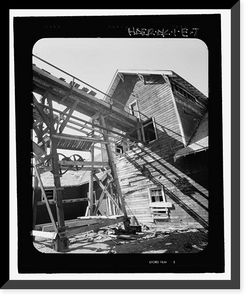 Historic Framed Print, Kennecott Copper Corporation, Leaching Plant, On Copper River & Northwestern Railroad, Kennicott, Valdez-Cordova Census Area, AK - 7,  17-7/8" x 21-7/8"