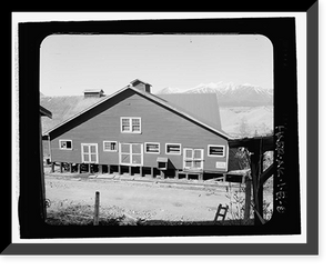 Historic Framed Print, Kennecott Copper Corporation, Leaching Plant, On Copper River & Northwestern Railroad, Kennicott, Valdez-Cordova Census Area, AK - 8,  17-7/8" x 21-7/8"