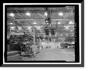 Historic Framed Print, Douglas Aircraft Company Long Beach Plant, Aircraft Parts Sub-Assembly Building, 3855 Lakewood Boulevard, Long Beach, Los Angeles County, CA - 4,  17-7/8" x 21-7/8"