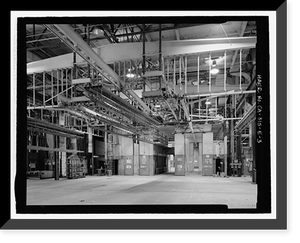 Historic Framed Print, Douglas Aircraft Company Long Beach Plant, Aircraft Parts Receiving & Storage Building, 3855 Lakewood Boulevard, Long Beach, Los Angeles County, CA - 3,  17-7/8" x 21-7/8"