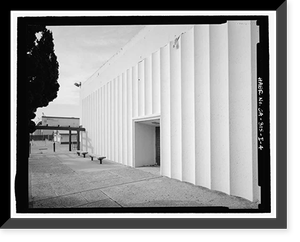 Historic Framed Print, Douglas Aircraft Company Long Beach Plant, Cafeteria, 3855 Lakewood Boulevard, Long Beach, Los Angeles County, CA - 4,  17-7/8" x 21-7/8"
