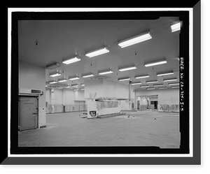 Historic Framed Print, Douglas Aircraft Company Long Beach Plant, Cafeteria, 3855 Lakewood Boulevard, Long Beach, Los Angeles County, CA - 5,  17-7/8" x 21-7/8"