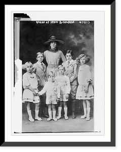 Queen of Sp. & children Classic, Historic Reproduction