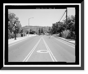 Historic Framed Print, First Street Bridge, Spanning Napa River at First Street between Soscol, Napa, Napa County, CA - 8,  17-7/8" x 21-7/8"