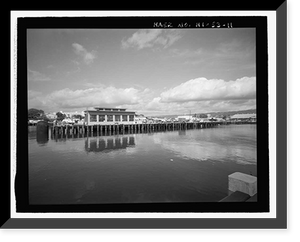 Historic Framed Print, U.S. Naval Base, Pearl Harbor, Waterfront Facilities, Various locations throughout base, Pearl Harbor, Honolulu County, HI - 11,  17-7/8" x 21-7/8"