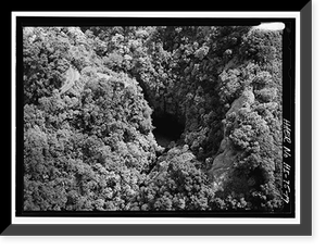 Historic Framed Print, Hana Belt Road, Between Haiku and Kaipahulu, Hana vicinity, Maui County, HI - 19,  17-7/8" x 21-7/8"
