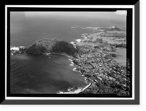 Historic Framed Print, Hana Belt Road, Between Haiku and Kaipahulu, Hana vicinity, Maui County, HI - 40,  17-7/8" x 21-7/8"