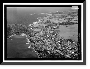 Historic Framed Print, Hana Belt Road, Between Haiku and Kaipahulu, Hana vicinity, Maui County, HI - 41,  17-7/8" x 21-7/8"