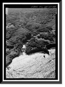 Historic Framed Print, Hana Belt Road, Between Haiku and Kaipahulu, Hana vicinity, Maui County, HI - 44,  17-7/8" x 21-7/8"
