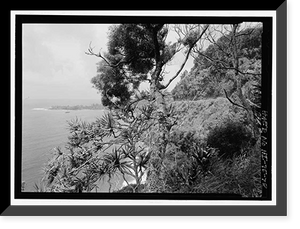 Historic Framed Print, Hana Belt Road, Between Haiku and Kaipahulu, Hana vicinity, Maui County, HI - 78,  17-7/8" x 21-7/8"