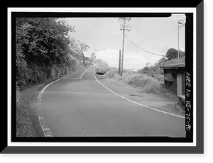 Historic Framed Print, Hana Belt Road, Between Haiku and Kaipahulu, Hana vicinity, Maui County, HI - 90,  17-7/8" x 21-7/8"
