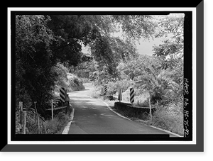 Historic Framed Print, Hana Belt Road, Between Haiku and Kaipahulu, Hana vicinity, Maui County, HI - 92,  17-7/8" x 21-7/8"