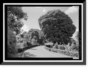 Historic Framed Print, Hana Belt Road, Between Haiku and Kaipahulu, Hana vicinity, Maui County, HI - 108,  17-7/8" x 21-7/8"
