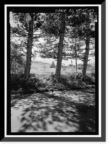 Historic Framed Print, Hana Belt Road, Between Haiku and Kaipahulu, Hana vicinity, Maui County, HI - 117,  17-7/8" x 21-7/8"