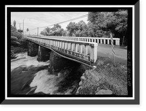 Historic Framed Print, Hana Belt Road, Between Haiku and Kaipahulu, Hana vicinity, Maui County, HI - 118,  17-7/8" x 21-7/8"
