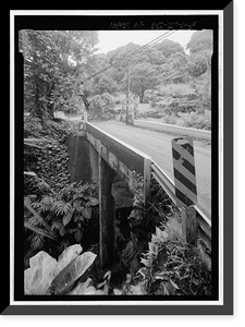 Historic Framed Print, Hana Belt Road, Between Haiku and Kaipahulu, Hana vicinity, Maui County, HI - 124,  17-7/8" x 21-7/8"