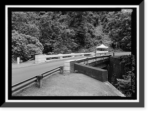 Historic Framed Print, Hana Belt Road, Between Haiku and Kaipahulu, Hana vicinity, Maui County, HI - 129,  17-7/8" x 21-7/8"