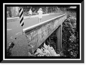 Historic Framed Print, Hana Belt Road, Between Haiku and Kaipahulu, Hana vicinity, Maui County, HI - 130,  17-7/8" x 21-7/8"
