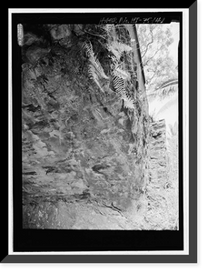 Historic Framed Print, Hana Belt Road, Between Haiku and Kaipahulu, Hana vicinity, Maui County, HI - 141,  17-7/8" x 21-7/8"