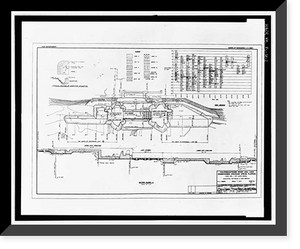 Historic Framed Print, St. Lucie Canal, St. Lucie, Cross State Canal, Okeechobee Intracoas, Stuart vicinity, Martin County, FL - 2,  17-7/8" x 21-7/8"
