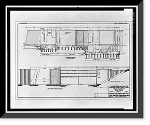 Historic Framed Print, St. Lucie Canal, St. Lucie Lock No. 1, St. Lucie, Cross State Canal, Okeechobee Intracoas, Stuart vicinity, Martin County, FL - 3,  17-7/8" x 21-7/8"