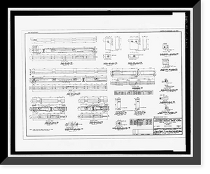 Historic Framed Print, St. Lucie Canal, St. Lucie Lock No. 1, St. Lucie, Cross State Canal, Okeechobee Intracoas, Stuart vicinity, Martin County, FL - 7,  17-7/8" x 21-7/8"