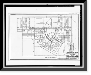 Historic Framed Print, St. Lucie Canal, St. Lucie Lock No. 1, St. Lucie, Cross State Canal, Okeechobee Intracoas, Stuart vicinity, Martin County, FL - 12,  17-7/8" x 21-7/8"