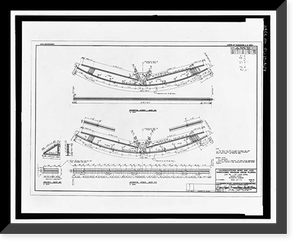 Historic Framed Print, St. Lucie Canal, St. Lucie Lock No. 1, St. Lucie, Cross State Canal, Okeechobee Intracoas, Stuart vicinity, Martin County, FL - 24,  17-7/8" x 21-7/8"