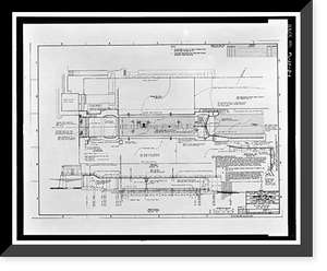Historic Framed Print, St. Lucie Canal, Lock No. 2, St. Lucie, Cross State Canal, Okeechobee Intracoas, Stuart vicinity, Martin County, FL - 2,  17-7/8" x 21-7/8"
