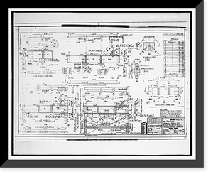 Historic Framed Print, Tallulah Falls Bridge, Spanning Tallulah Falls River on U.S. Highway 23/S, Tallulah Falls, Habersham County, GA - 31,  17-7/8" x 21-7/8"