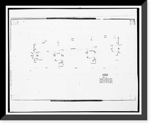 Historic Framed Print, Tallulah Falls Bridge, Spanning Tallulah Falls River on U.S. Highway 23/S, Tallulah Falls, Habersham County, GA - 38,  17-7/8" x 21-7/8"
