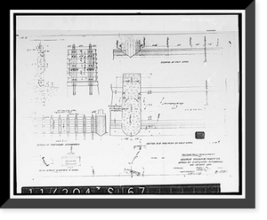 Historic Framed Print, Tallulah Falls Dam, Spanning Tallulah Falls River on U.S. Highway 23/S, Tallulah Falls, Habersham County, GA - 11,  17-7/8" x 21-7/8"