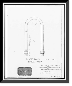 Historic Framed Print, Tallulah Falls Dam, Spanning Tallulah Falls River on U.S. Highway 23/S, Tallulah Falls, Habersham County, GA - 16,  17-7/8" x 21-7/8"