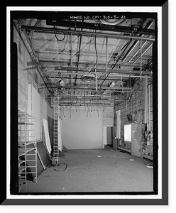 Historic Framed Print, NASA Industrial Plant, Manufacturing & Assembly Plant, 12214 Lakewood Boulevard, Downey, Los Angeles County, CA - 41,  17-7/8" x 21-7/8"