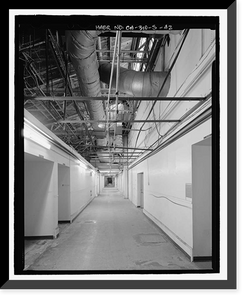 Historic Framed Print, NASA Industrial Plant, Manufacturing & Assembly Plant, 12214 Lakewood Boulevard, Downey, Los Angeles County, CA - 42,  17-7/8" x 21-7/8"