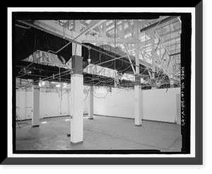 Historic Framed Print, NASA Industrial Plant, Material Conservation & Storage Facility, 12214 Lakewood Boulevard, Downey, Los Angeles County, CA - 7,  17-7/8" x 21-7/8"