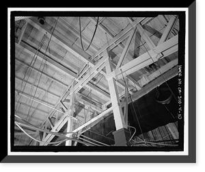 Historic Framed Print, NASA Industrial Plant, Material Conservation & Storage Facility, 12214 Lakewood Boulevard, Downey, Los Angeles County, CA - 10,  17-7/8" x 21-7/8"