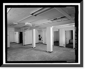 Historic Framed Print, NASA Industrial Plant, Material Conservation & Storage Facility, 12214 Lakewood Boulevard, Downey, Los Angeles County, CA - 11,  17-7/8" x 21-7/8"