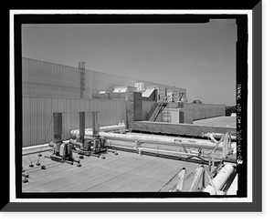 Historic Framed Print, NASA Industrial Plant, Systems Integration & Checkout Facility, 12214 Lakewood Boulevard, Downey, Los Angeles County, CA - 3,  17-7/8" x 21-7/8"