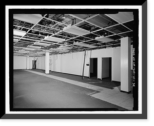 Historic Framed Print, NASA Industrial Plant, Systems Integration & Checkout Facility, 12214 Lakewood Boulevard, Downey, Los Angeles County, CA - 38,  17-7/8" x 21-7/8"