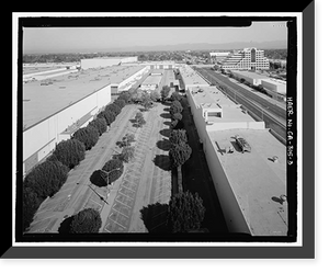 Historic Framed Print, Douglas Aircraft Company Long Beach Plant, 3855 Lakewood Boulevard, Long Beach, Los Angeles County, CA - 3,  17-7/8" x 21-7/8"